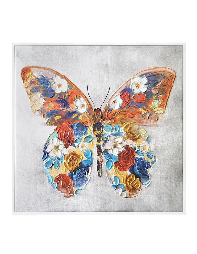 Cuadro JR Papillon Fleurs I
