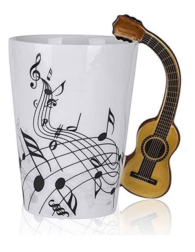 Taza clásica Happy Ware Guitarra